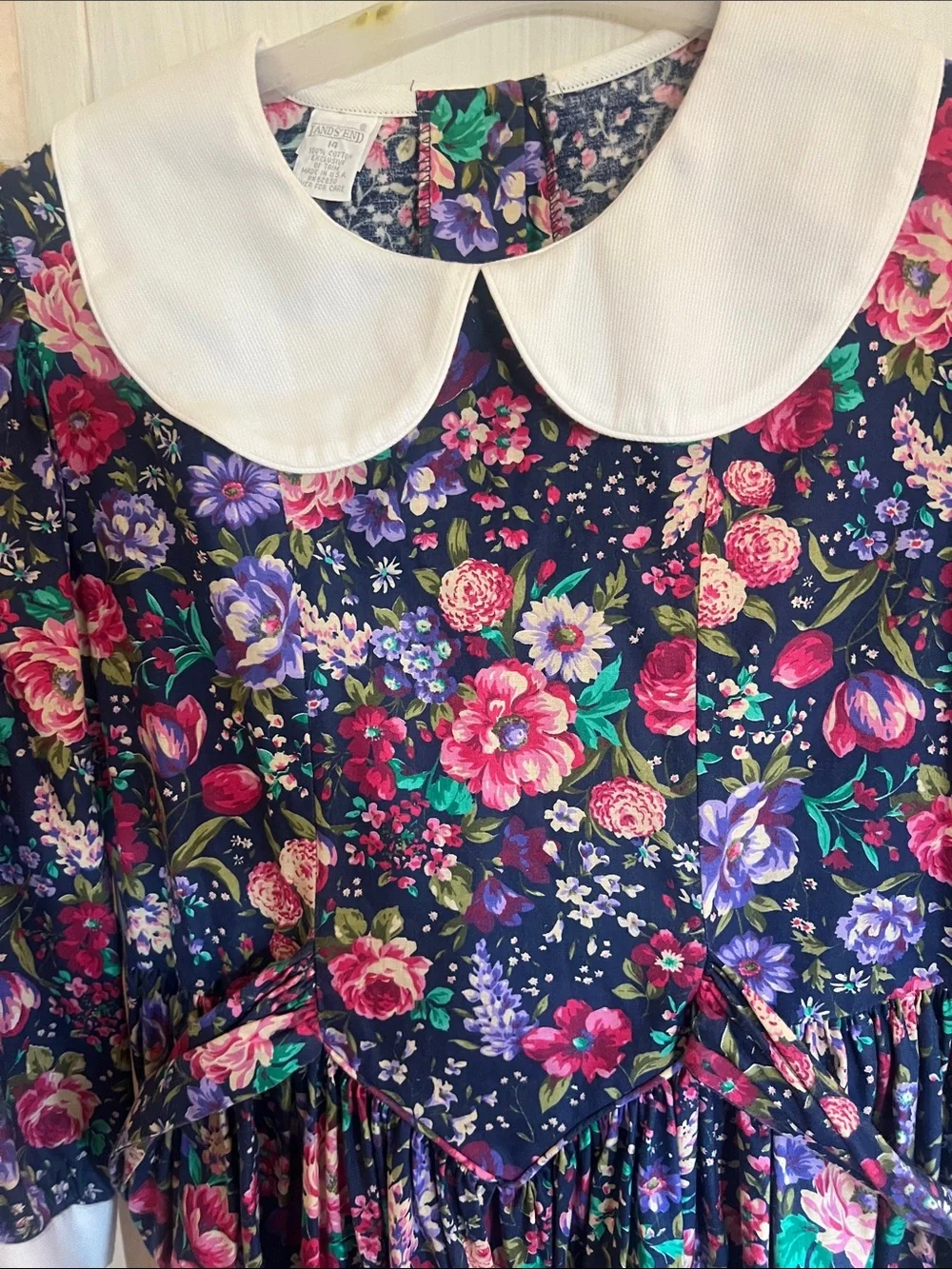 Lands End charming navy